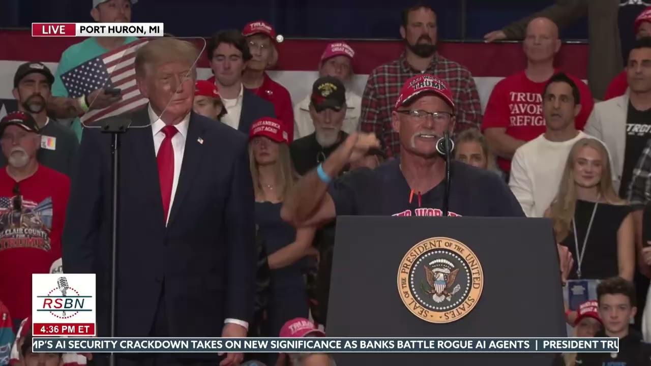 President Trump Invites Long-Time Supporter on Stage to Deliver Passionate Call to Vote - 10/25/26