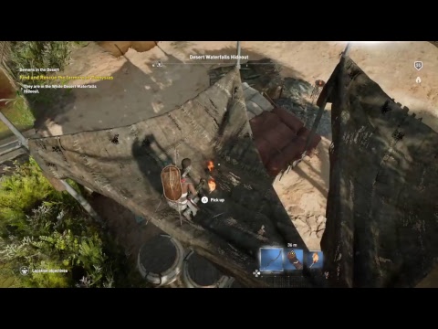 AC origins maxed lvl Pt47 help rahotep the boy in desert