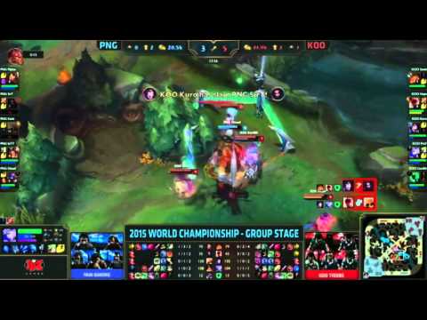 PNG brTT Sivir VS KOO Pray Ashe Özet   Grup A   2015 Dünya Şampiyonası