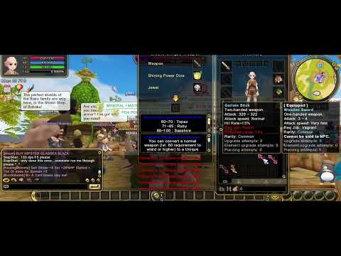 Flyff Universe Crafting 20 Bloody Weapons | Mushpoie Server | IGN Nujabes