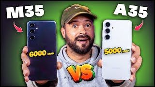 GALAXY M35 ou GALAXY A35 qual é o MELHOR para VOCÊ?! 🤔