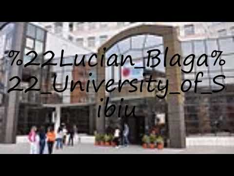How to pronounce "Lucian Blaga" University of Sibiu?