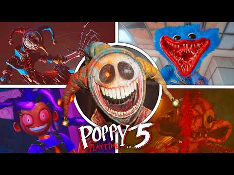 Poppy Playtime Chapter 5 - All Bosses & Jumpscares Compilation
