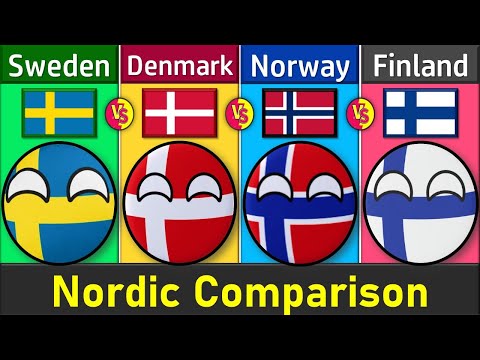Sweden vs Denmark vs Norway vs Finland - Country Comparison