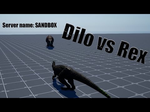 The Isle | Dilo vs Rex | Dilogameplay