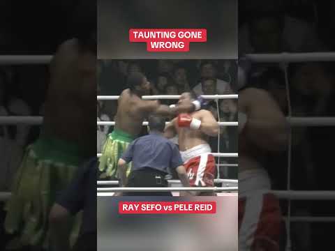 That’s why you never taunt Ray Sefo 😤
