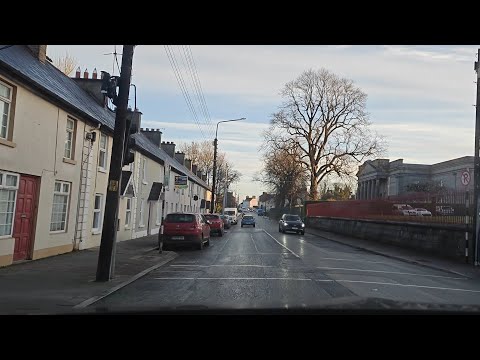 December morning drive through Tullamore Town, Ireland 🇮🇪 04/Dec/2025
