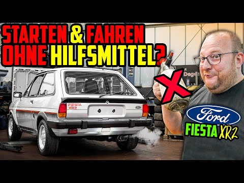 Aus EIGENER KRAFT aus der Werkstatt fahren? - Ford Fiesta XR2 - Die letzten Hindernisse!