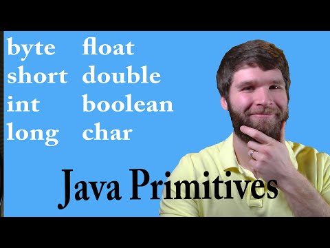 Introduction To Primitive Data Types Java Programming