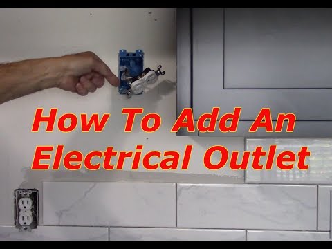 How To Add An Electrical Outlet In An Existing Wall /...