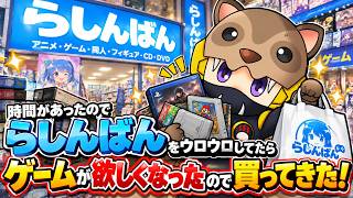 【衝動買い】らしんばんをウロウロしてたらゲームが欲しくなったので買ってきた！あんまんここで寝る！