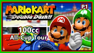 Mario Kart: Double Dash!! Walkthrough - 100cc All Cup Tour - Part 1 (HD)