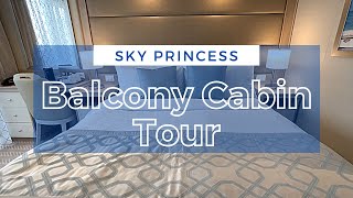 Sky Princess Balcony Cabin Tour