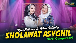 Download lagu Niken Salindry feat. Rina Aditama - Sholawat Asyghil - Kembar Campursari mp3