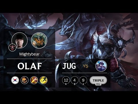 Olaf Jungle vs Sejuani - KR Grandmaster Patch 9.16