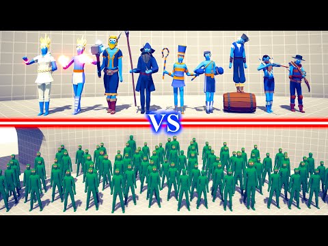 LEGACY TEAM vs ZOMBIE TEAM - Totally Accurate Battle Simulator TABS