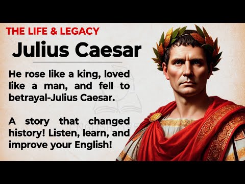 Julius Caesar's Story || Learn English Through Story Level 2 🔥 || Full Story in Simple English ✅