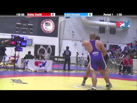GR 130 KG - R16 - Robbie Smith (NYAC) vs. Arata Sonoda (JPN)