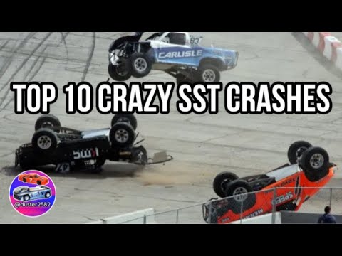 Top 10 Crazy Stadium SUPER Trucks Crashes! | Duster2582