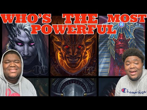 (Twins React) to Top 5 Most powerful primarchs / WarHammer 40K Lore REACTION