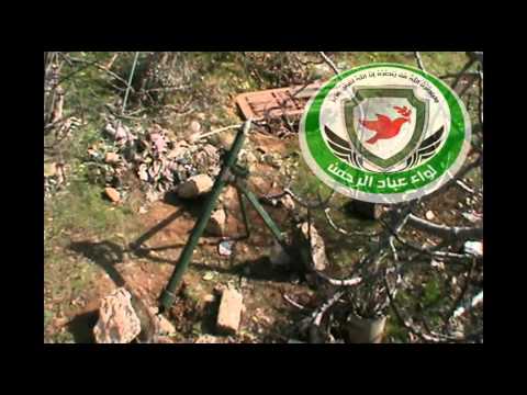 استهداف حاجز الدواليب في معسكر الحامدية بواسطة قذائف محلية الصنع من قبل كتيبة طارق بن زياد