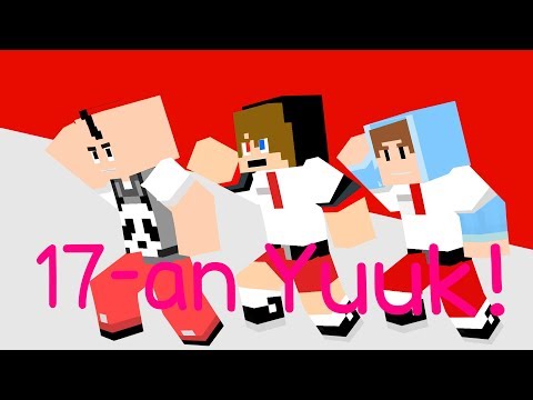 Naffy Zacky - 17-an bareng Le Gundol! | ft.Romansyah, 4Brothers [Minecraft Music Animation]