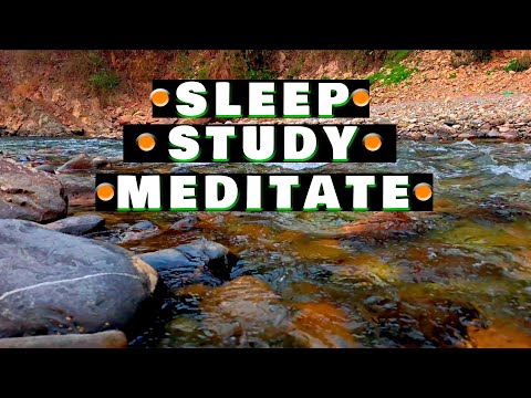 8 Hours of Healing River Sounds for Instant Calm 🌊✨ | Sleep, Study, Meditation | 4K Nature Therapy