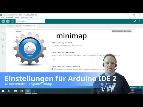 Einstellungen für Arduino IDE 2 - ab 8 Jahren