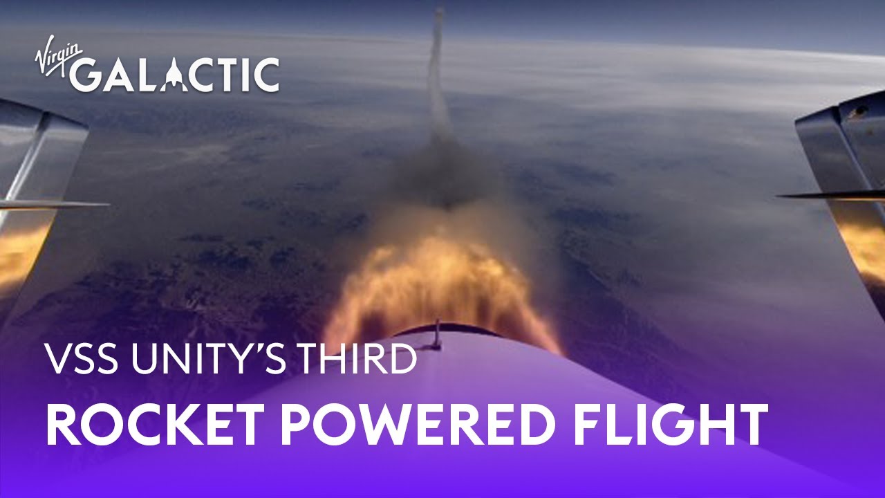VSS Unity's Third Rocket Powered Flight thumnail