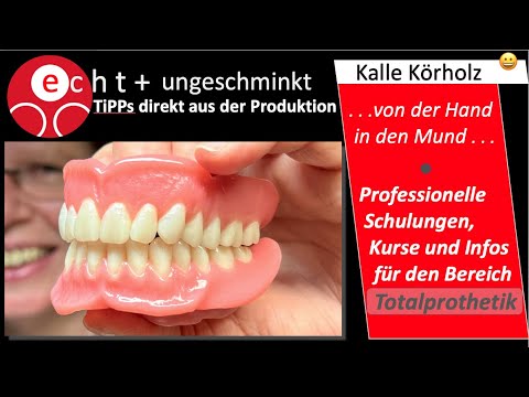 Kurse, Schulungen und Wissenswertes im Bereich Totalprothetik