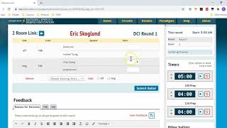 Tabroom.com Judge Tutorials - 2 - Using Online Ballots