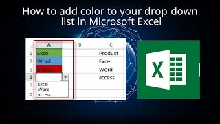 How To Add Color To Your Drop-Down List In Microsoft Excel