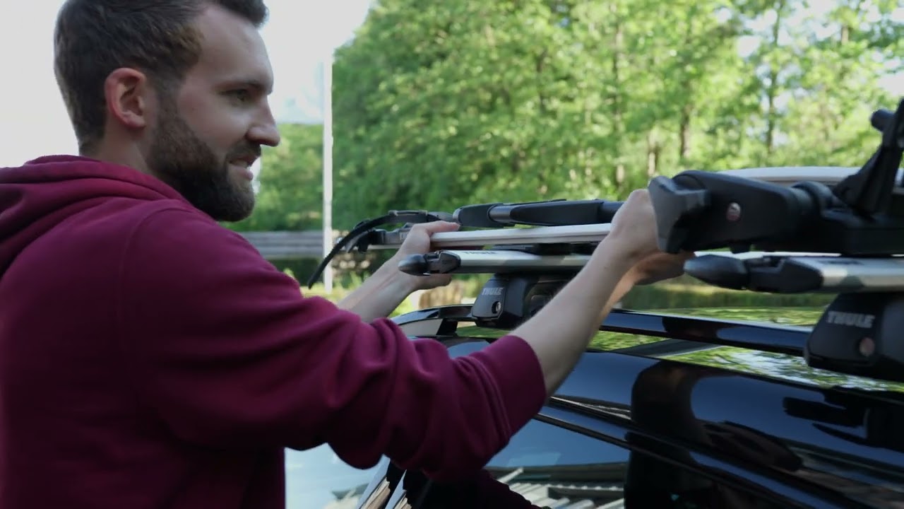 Montage von Thule Dachfahrradträgern