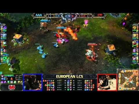 aAa vs CW - LCS 2013 EU Spring W6D2 (English)