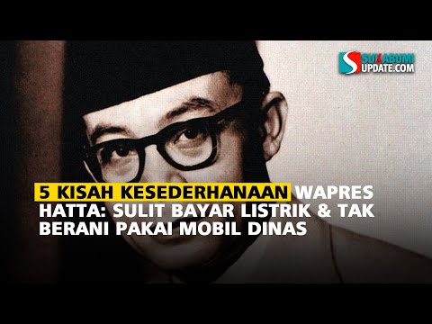 5 Kisah Kesederhanaan Wapres Hatta: Sulit Bayar Listrik & Tak Berani Pakai Mobil Dinas