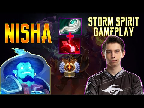 Secret.Nisha STORM SPIRIT vs VP Gameplay! [Game 1] |AMD SAPPHIRE OGA DOTA PIT