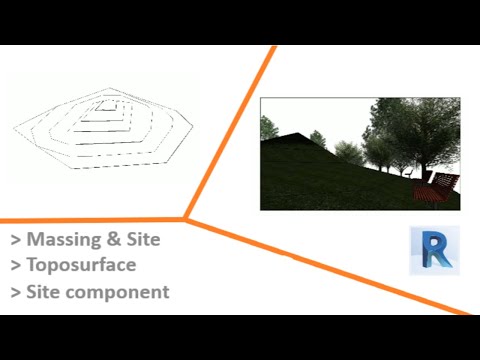 How to create Massing & Site | Toposurface, Site Component and many more