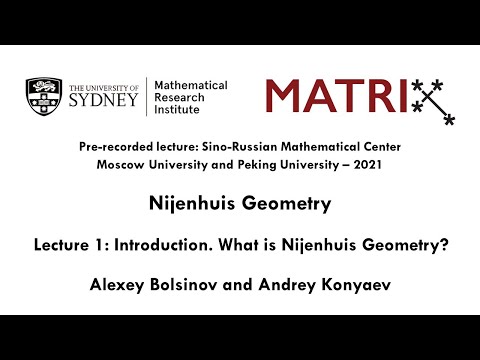 Pre-recorded lecture 1: Introduction. What is Nijenhuis Geometry?