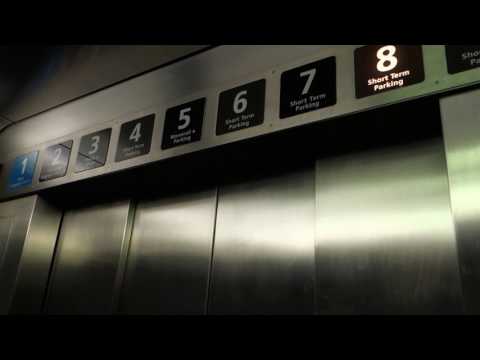 COOL 1971 Westinghouse Selectomatic Traction Earhart Elevators, Tampa Int'l Airport, Tampa, FL