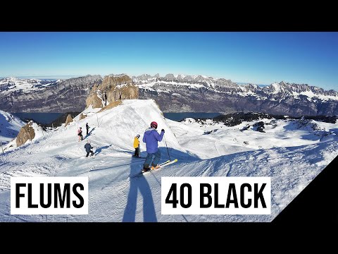Flumserberg, 40 ⚫ BLACK - SCHWARZ (Sächserpiste) #1 🇨🇭