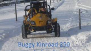 preview picture of video 'Kinroad 250 Buggy im Schnee von HEBU'