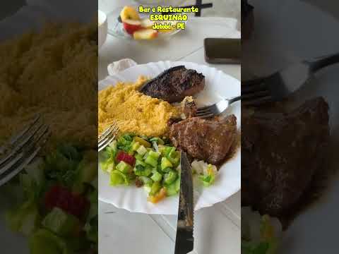 Fígado acebolado no Bar e Restaurante ESQUINÃO em Jatobá PE.#jatoba #pernambuco #gastronomia #bar