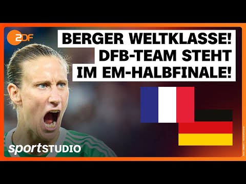 Frankreich – Deutschland Highlights | Viertelfinale UEFA Frauen-EM 2025 | sportstudio