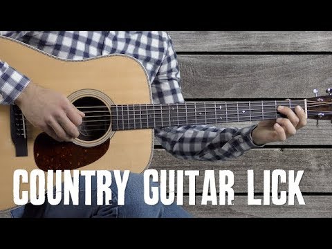 Country Guitar Lick in E - Country Lick Library - Guitar Lesson