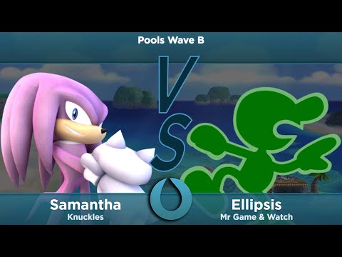 Undertow 2023 Pools - Samantha (Knuckles) vs Ellipsis (Mr. Game & Watch)