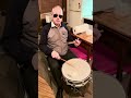 32nd notes (Straight 4/4 time and triplet phrasing) by Jazz drummer Jimmy Bennington.