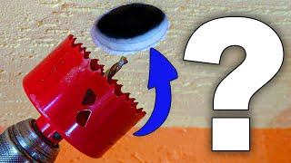 Bohrloch vergrößern Wand und Decke / Werkzeug zum vergrößern von Bohrlöchern.