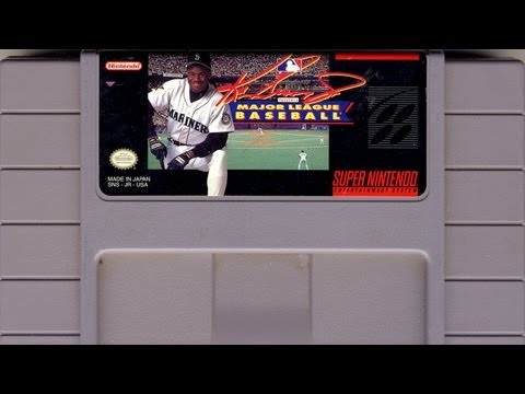 Ken Griffey Jr presents Major League Baseball Super Nintendo