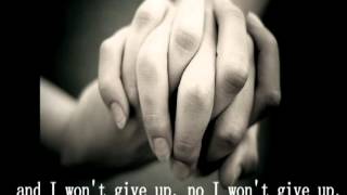 I Won&#39;t Give Up - Jana Kramer (with lyrics)