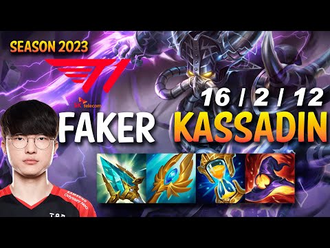 T1 Faker KASSADIN vs GRAGAS Mid - KR Ranked